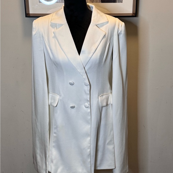 AKIRA White Cape Blazer Dress – Size M (New with Tag) - Picture 1 of 12